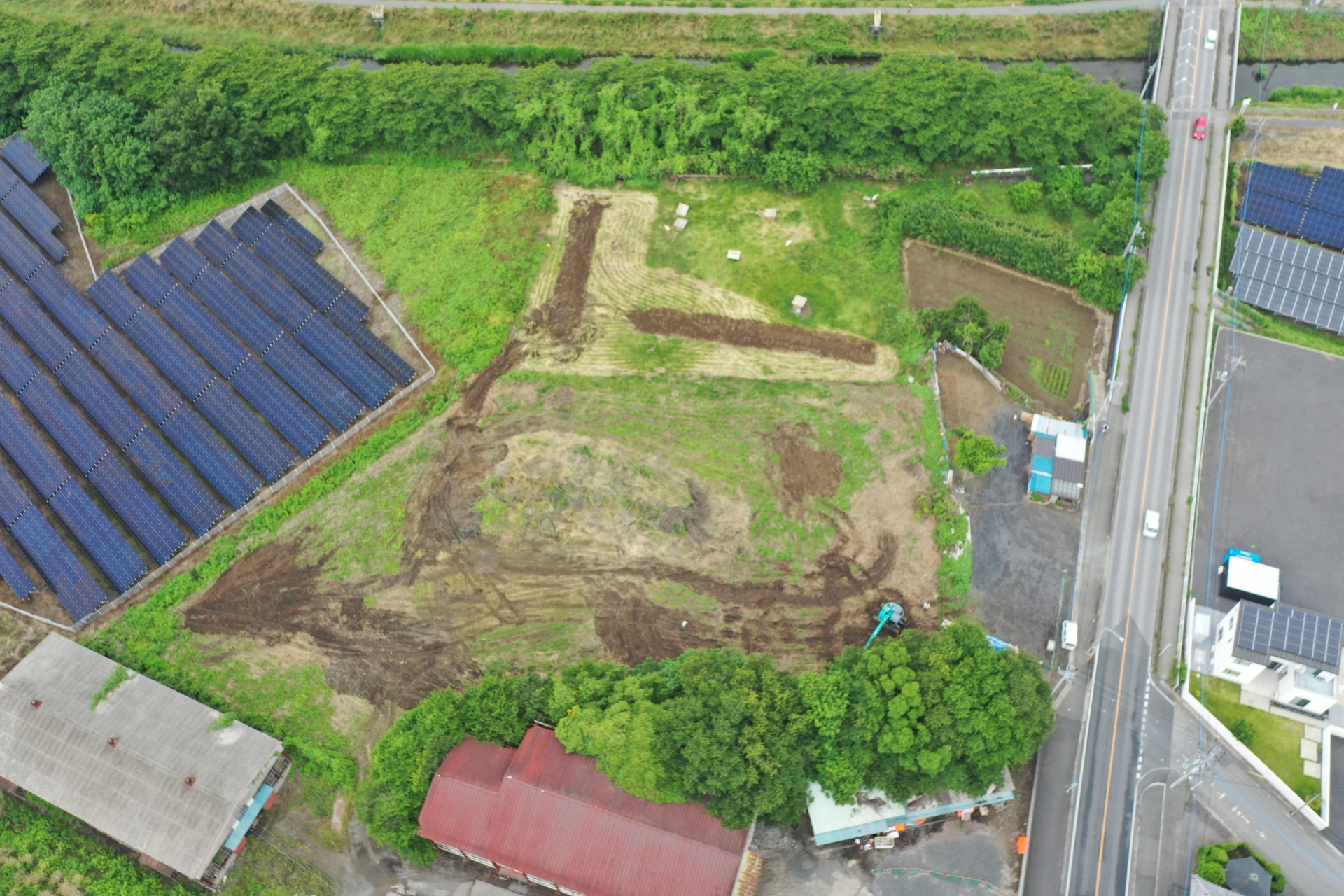 造成・設置前:群馬・太田市尾島町